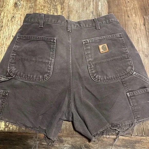 Carhartt Men's Dark Gray Jean Shorts - Picture 2 of 5